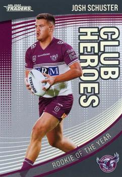 2022 NRL Traders - Club Heroes Parallel #CHP12 Josh Schuster Front